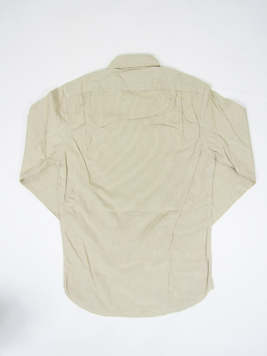 新品 c002 XLサイズ RRL コットン ストライプ ワークシャツ ビンテージ polo ralph lauren ポロ ラルフ ローレン ダブルアールエルシャツ_画像5