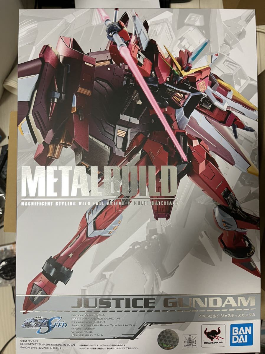 メタルビルドジャスティスガンダム開封済metal build ガンダム メタルビルドジャスティスガンダム開封済metal build ガンダム