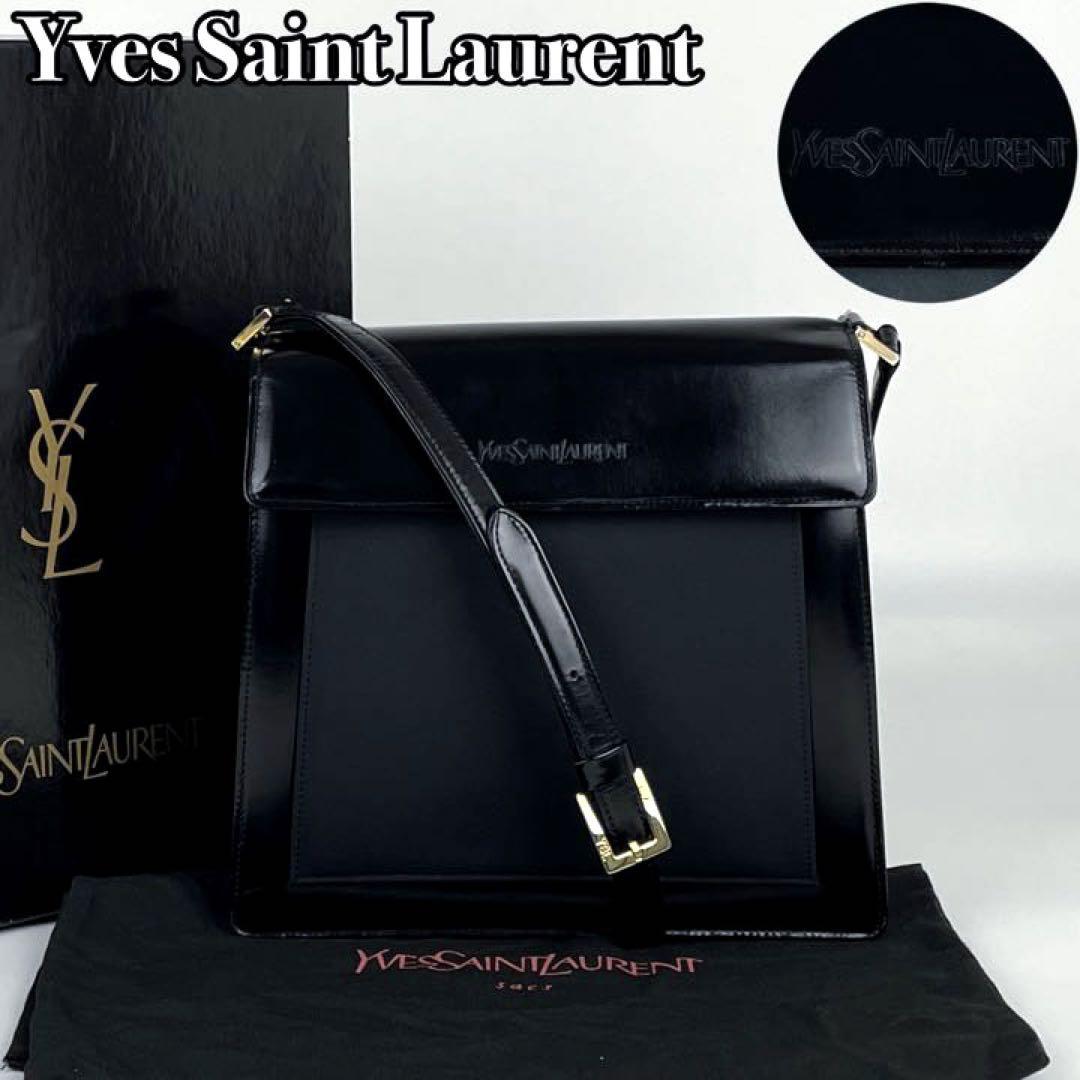 美品□Yves Saint Laurent イヴサンローラン ショルダーバッグ