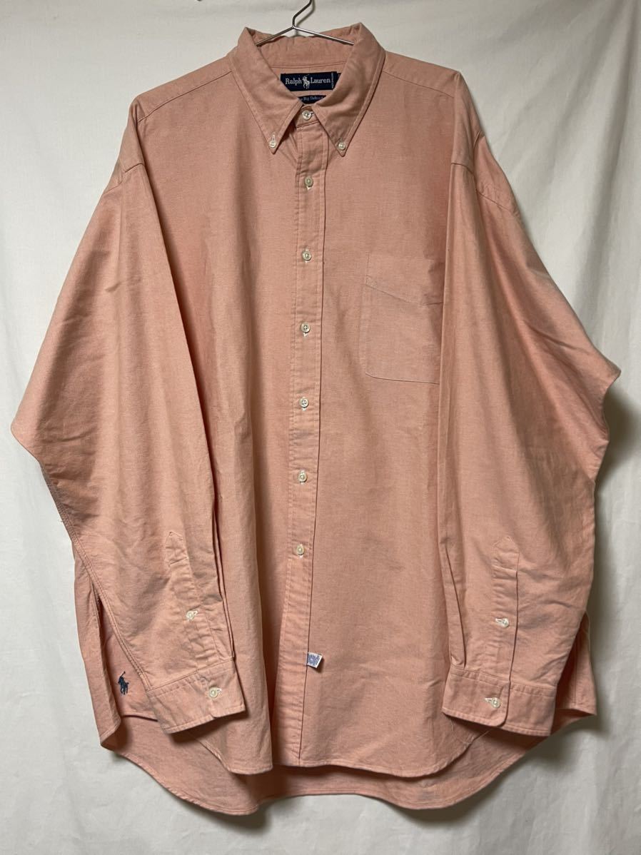 90s RALPHLAUREN ラルフローレン Big Oxford ビッグオックスフォード