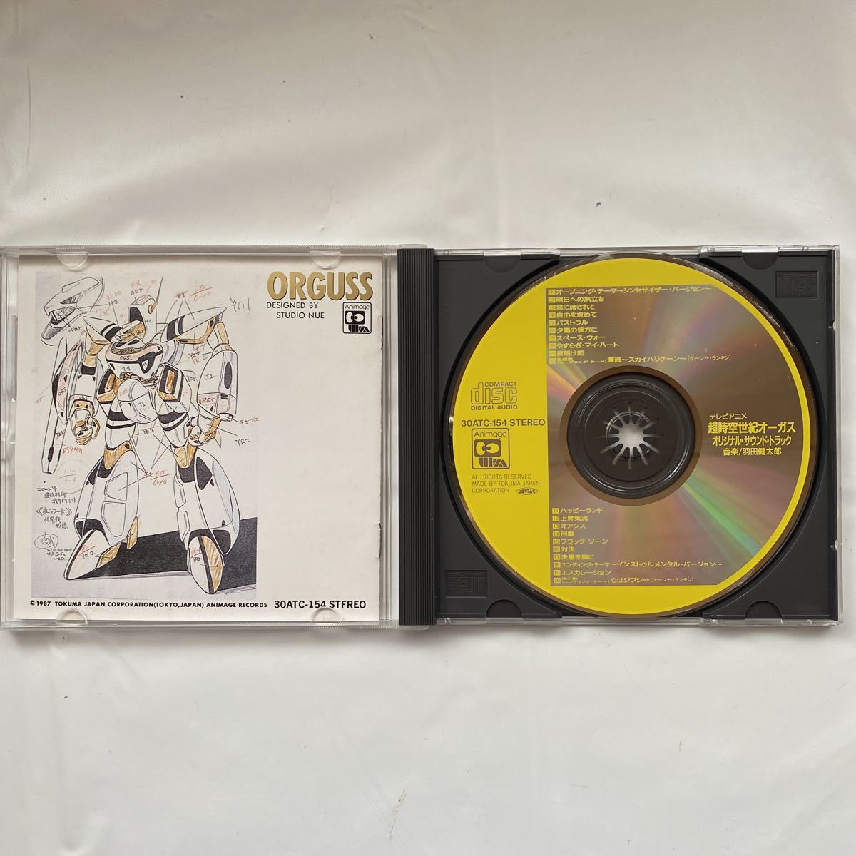  Choujikuu Seiki Orguss original soundtrack secondhand goods 