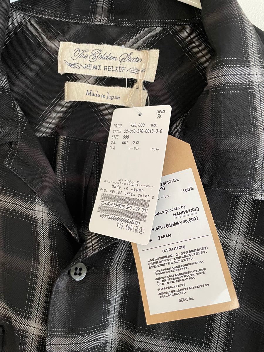 REMI RELIEF/レミレリーフ】CHECK SHIRT DRESS アパルトモン REMI RELIEF/レミレリーフ】CHECK SHIRT DRESS アパルトモン