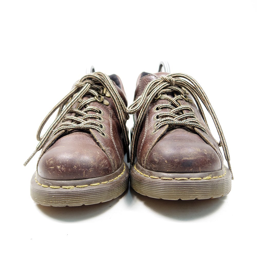 UK6 Dr.Martens ドクターマーチン 4ホール＋2 レザーシューズ 革靴 マーチン ブラウン/U6249の画像3