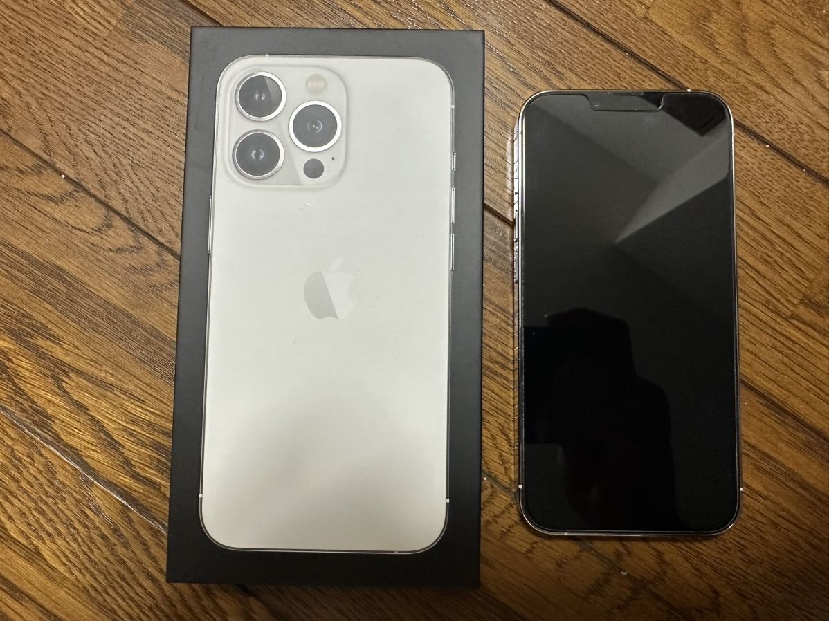 美品】iPhone13 Pro 128GB シルバー simフリー-