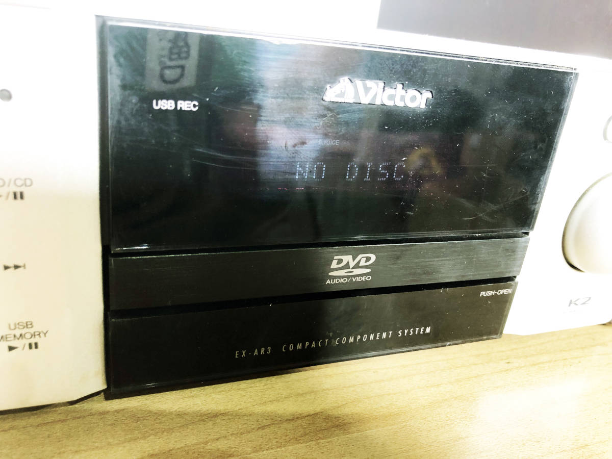JVCケンウッド ビクター コンパクトコンポーネントDVDシステム EX-AR3