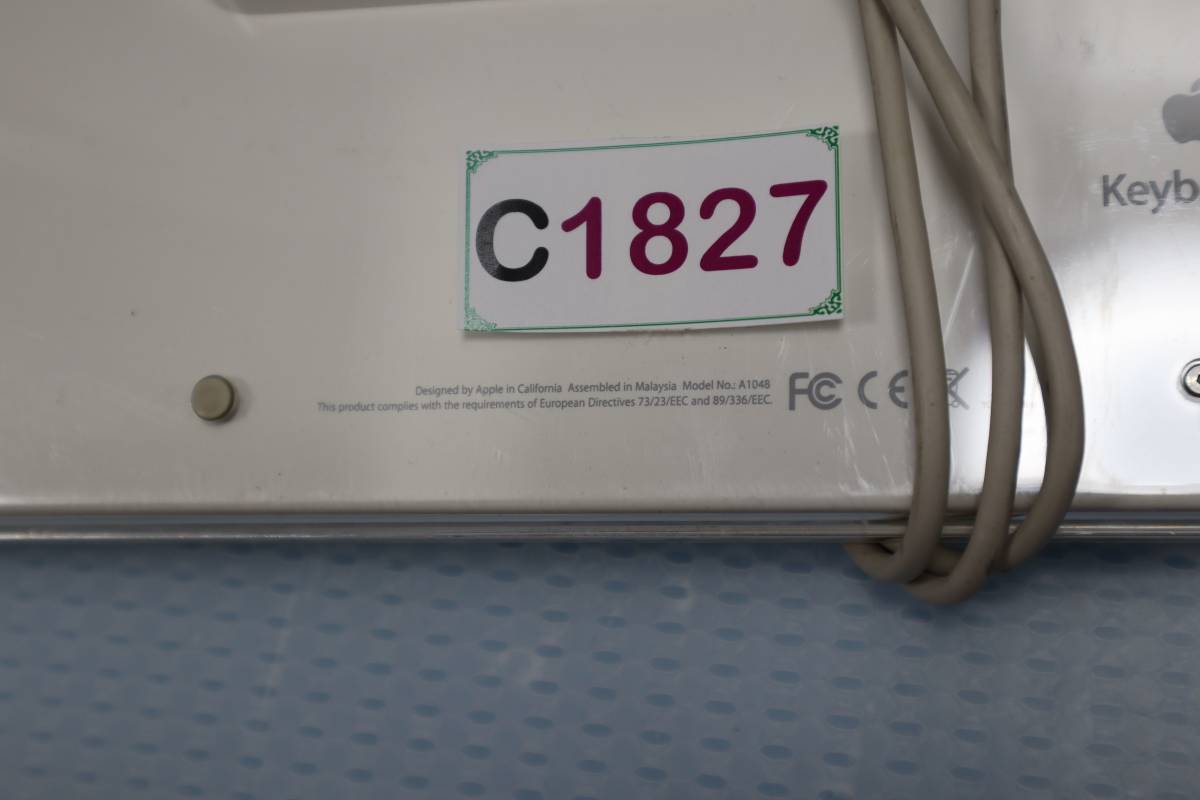 C1827 D ［中古］Apple アップル Pro Keyboard 日本語キーボード モデルA1048 動作品_画像4