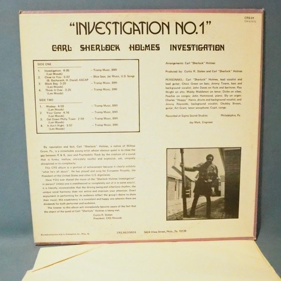 #ORIGINAL C,R,S, MINT- DISC*CARL SHERLOCK HOLMES INVESTIGATION* free shipping ( conditions equipped ) great number exhibiting!* name record #