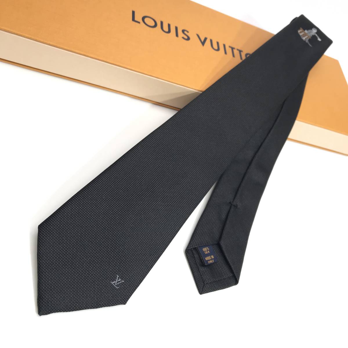LOUIS VUITTON ルイヴィトン ネクタイ イタリア製 SILK LV ネクタイ ...