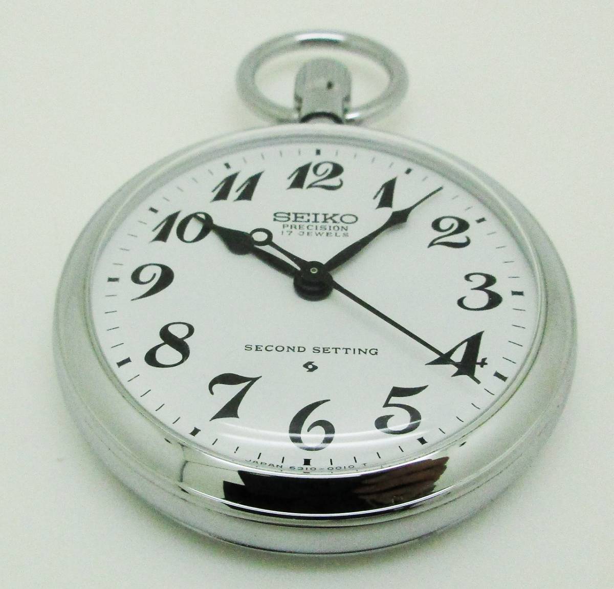 美品 ＳＥＩＫＯ セイコー 機械式懐中時計 63RW 6310-0010T 鉄道時計