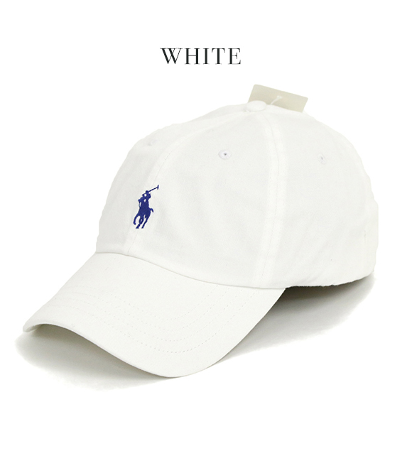 新品 アウトレット b237 ベースボール キャップ ロゴ polo ralph lauren ポロ ラルフ ローレン ポニー white_画像1