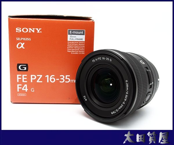  pawnshop exhibition * beautiful goods SELP1635G FE PZ 16-35.F4 G Sony E mount wide-angle power zoom lens used *1 jpy ~ selling out 