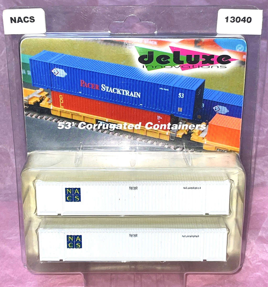 未開封 新品 Deluxe Innovations 13040 Container 53' NACS x 2pcs 53フィ-ト コンテナ 2個セット②_画像1
