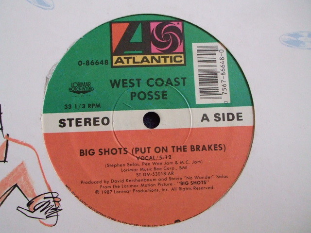 EP West Coast Posse - Big Shots [Put on The Breakes] (1987)_画像2