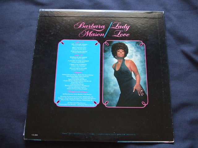 LP Barbara Mason - Lady Love (1974)_画像3