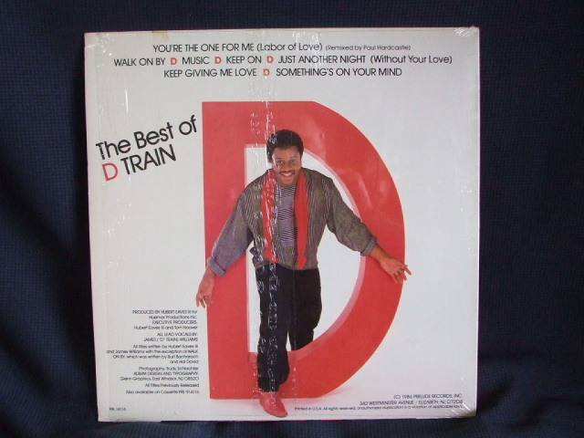 LP D Train - The Best of D Train (1986) Labor of Love mix 入り PRL14116 プレリュード盤_画像3