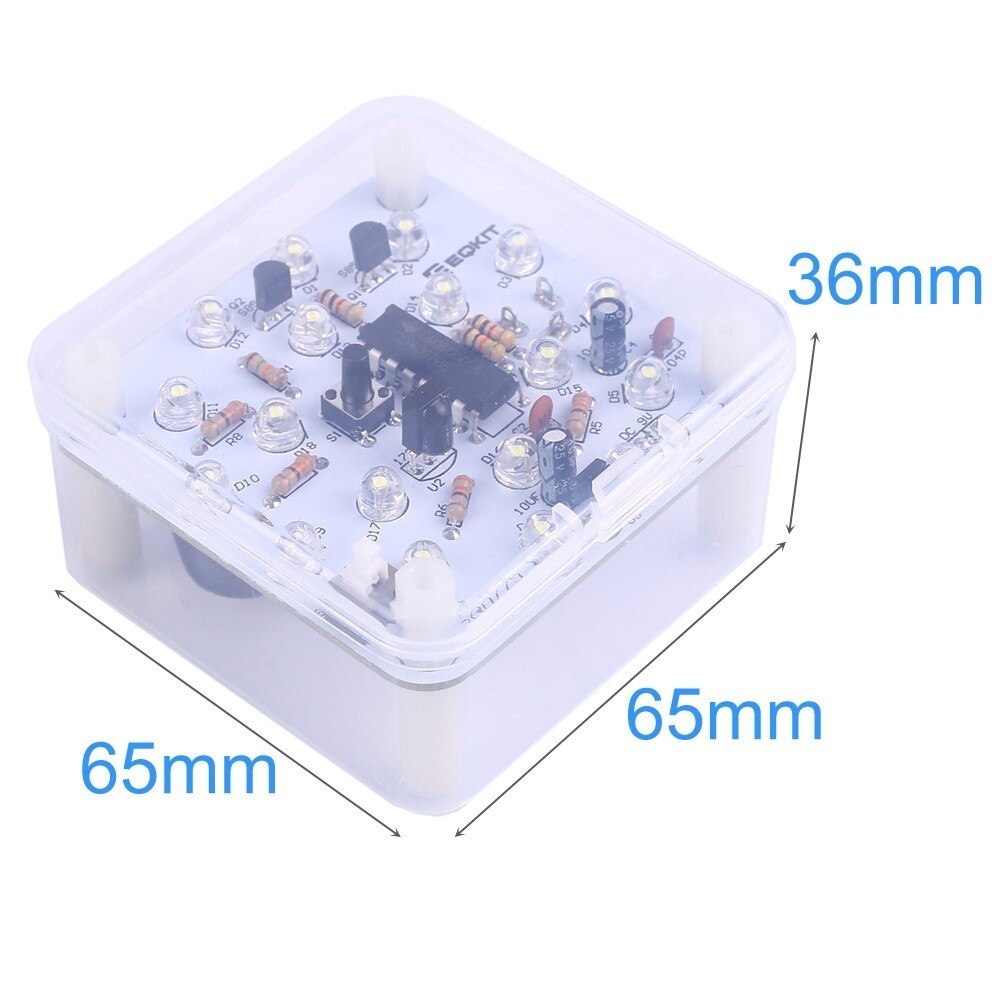 [ free shipping ] DC 9-12V LED Night light DIY electron construction kit 