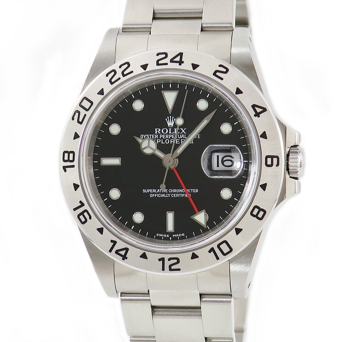 【3年保証】 ロレックス エクスプローラーII 16570 未使用 A番 黒 デッドストック品 自動巻き メンズ 腕時計