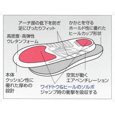 中敷き/インソール/衝撃吸収/ソルボセイン/25.0～26.0ｃｍ/1700円/即決_画像2