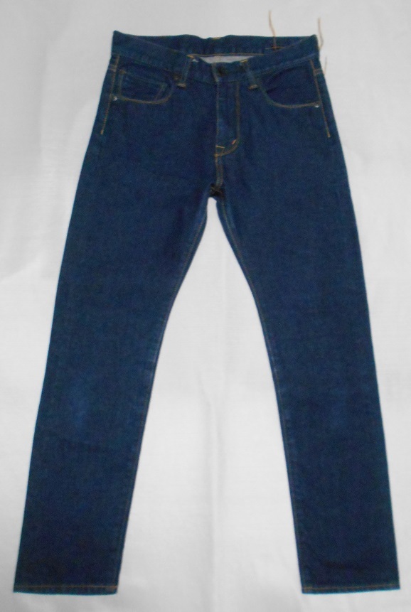 KURO black DEMPSEY Denim jeans red ear made in Japan W24