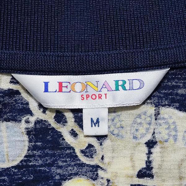 #spc レオナールスポーツ LEONARD SPORT ポロシャツ M 紺 半袖 レディース [774154]_画像5