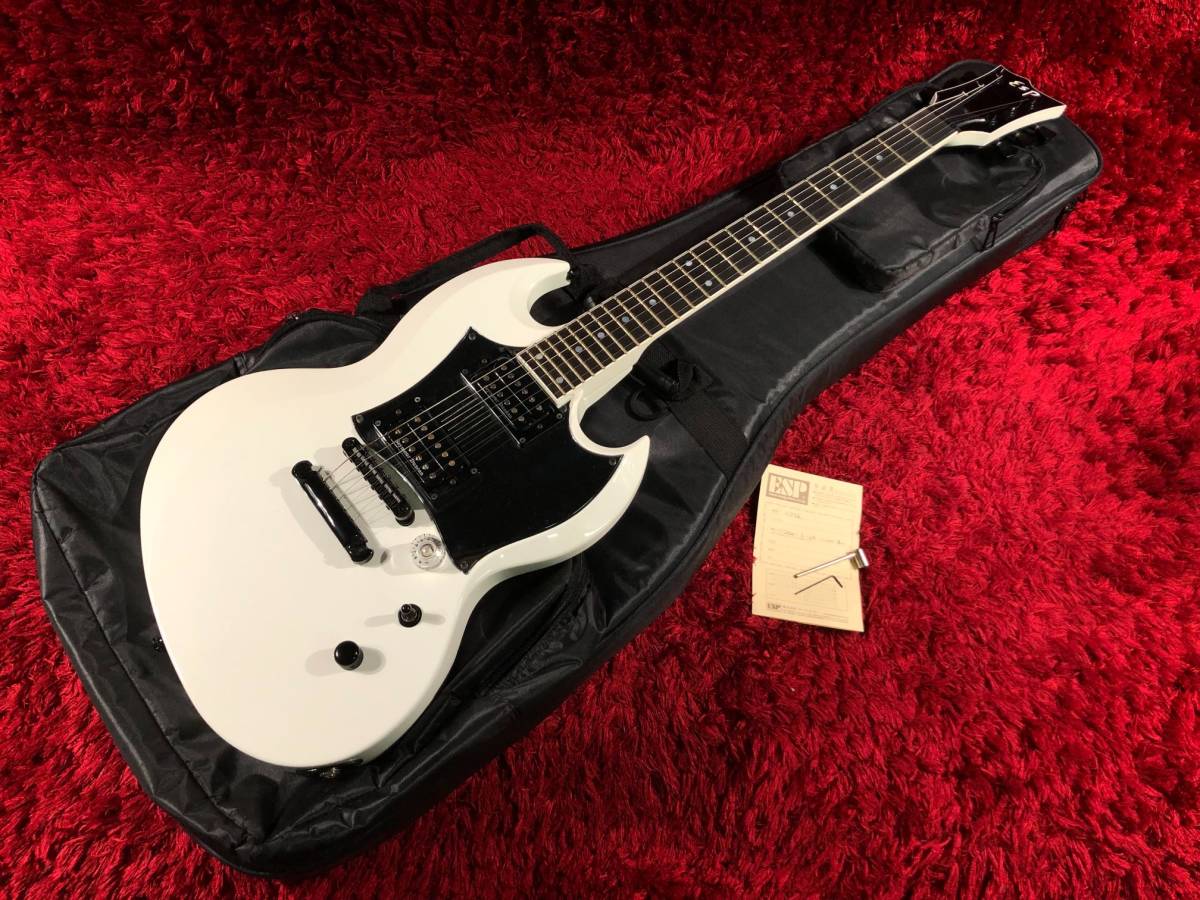 ESP Viper エレキギター 受注生産品 ホワイト ソフトケース 六角レンチ
