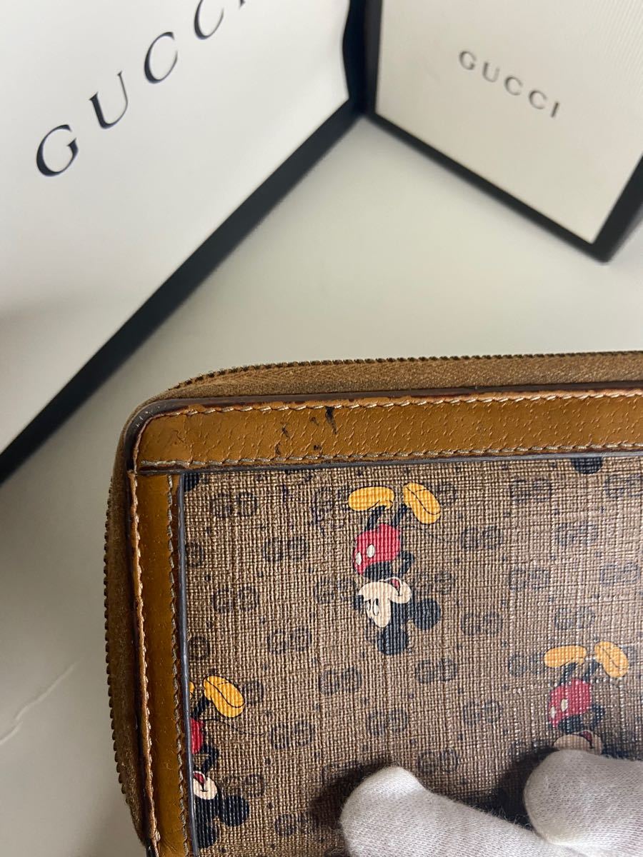 GUCCI×Disney GUCCI グッチ Disney ディズニー ディズニーコラボ 長財布 ラウンドファスナー