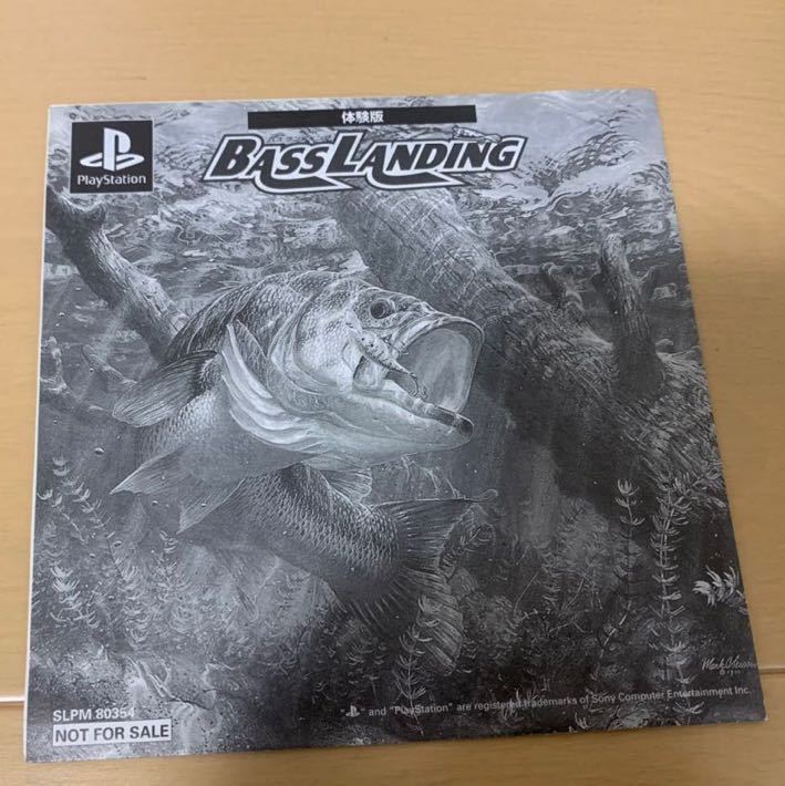 PS体験版ソフト バスランディング Bass Landing ASCII SLPM80354 非売品 バス釣りゲーム プレイステーション PlayStation DEMO DISC