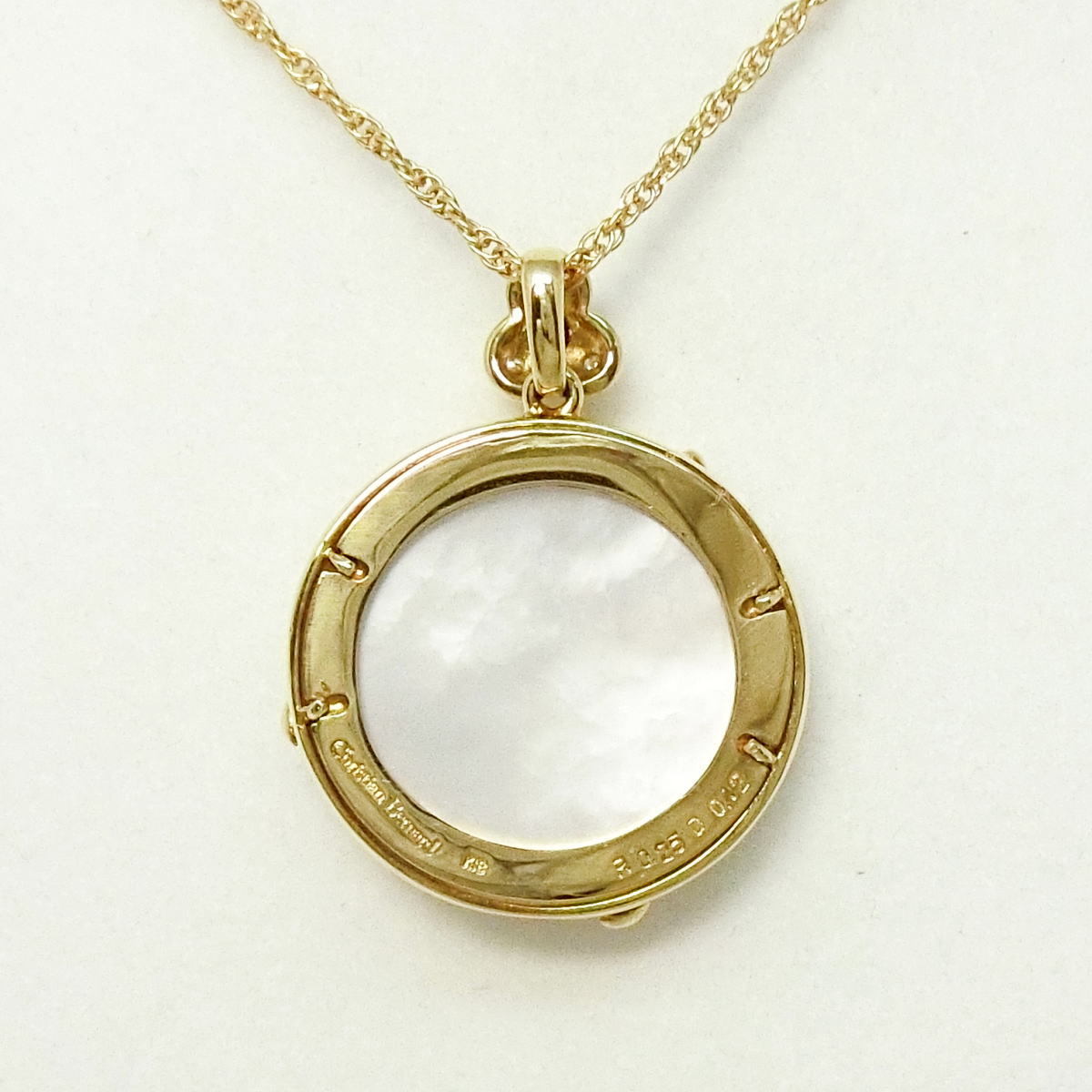 クリスチャン ベルナール エメラルドリング k18 USED 美品-