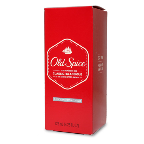 【Old Spice】オールドスパイス アフターシェーブローション（クラシック）125ml_（パッケージ赤白）