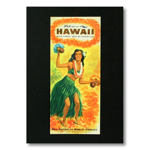  Hawaiian poster fla girl series F-35
