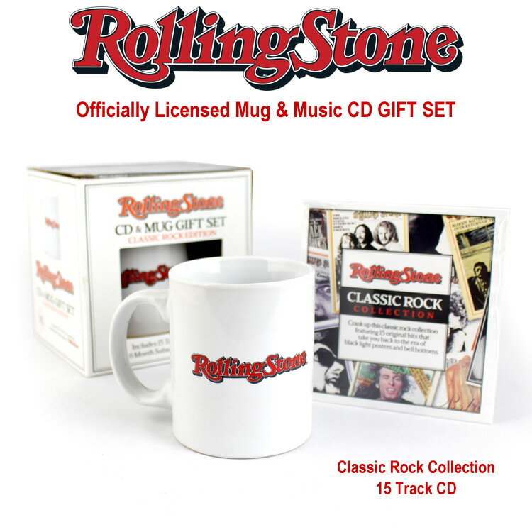 ローリングストーン誌 オフィシャルマグ＆CD ギフトセット Classic Rock Edition ロック雑誌 Rolling Stone_ローリングストーン誌 オフィシャルマグ＆C
