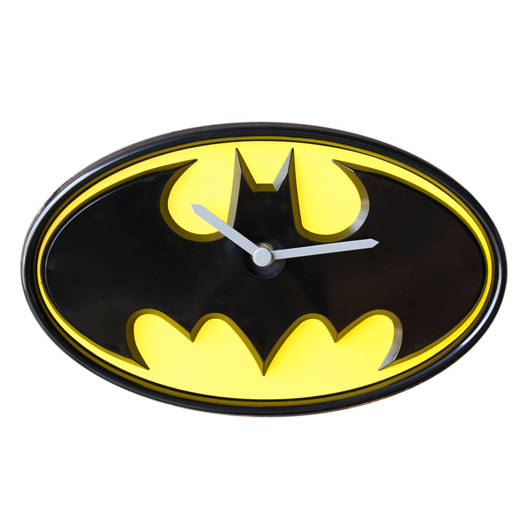ウォールクロック バットマン ロゴが揺れる 壁掛け時計 BATMAN_壁掛け 時計 ウォールクロック バットマン