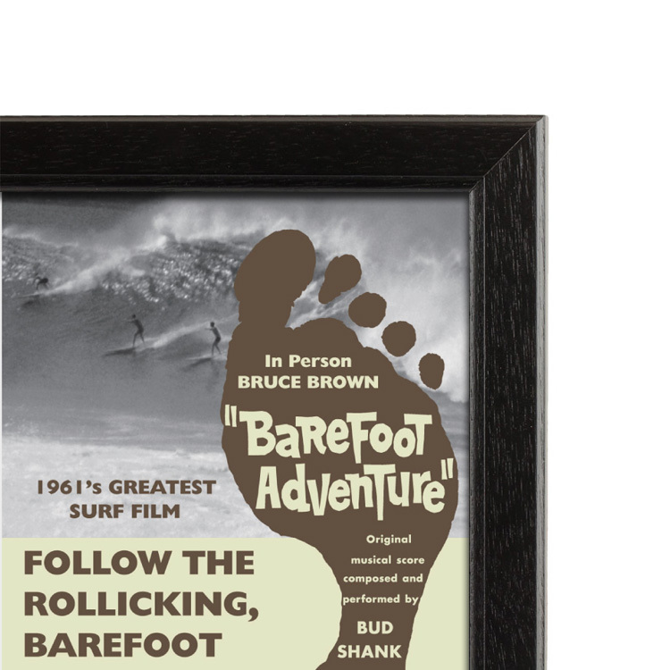  блюз Brown плёнка A3 Movie постер Bare Foot Adventure