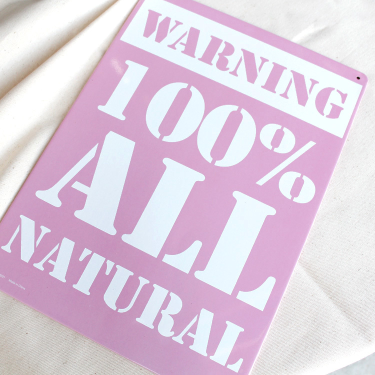 ファンサイン/WARNING 100% ALL NATURAL_ファンサイン/WARNING 100% ALL NATURAL