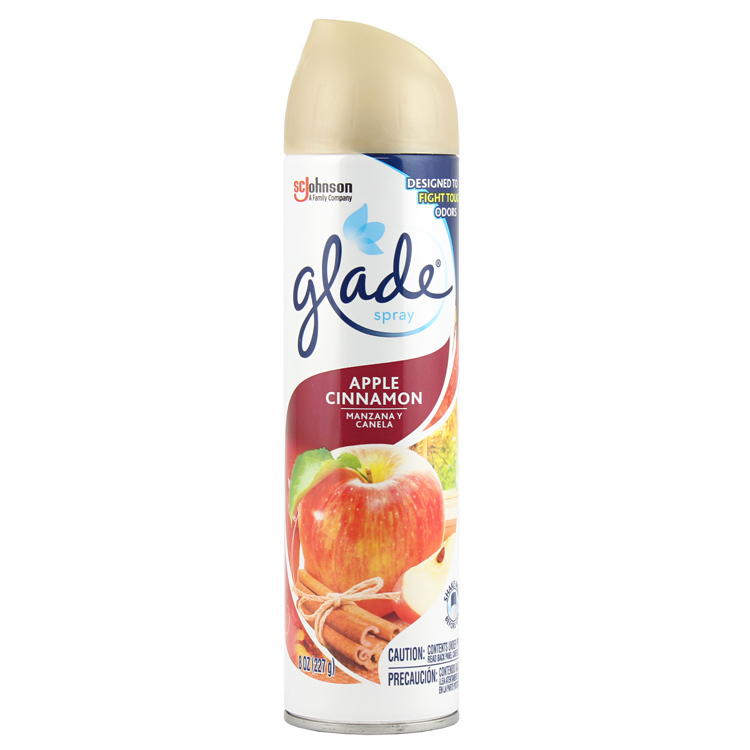 Glade グレード スプレー 芳香剤 アップルシナモン227g 8oz 芳香・消臭剤 エアゾール_グレード スプレー 芳香剤 アップルシナモ