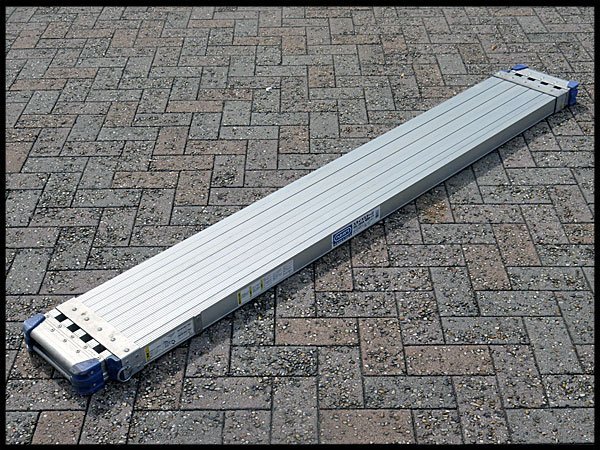 △ハセガワ 伸縮式足場板 スライドステージ SSL-360A 2.04m~3.6m