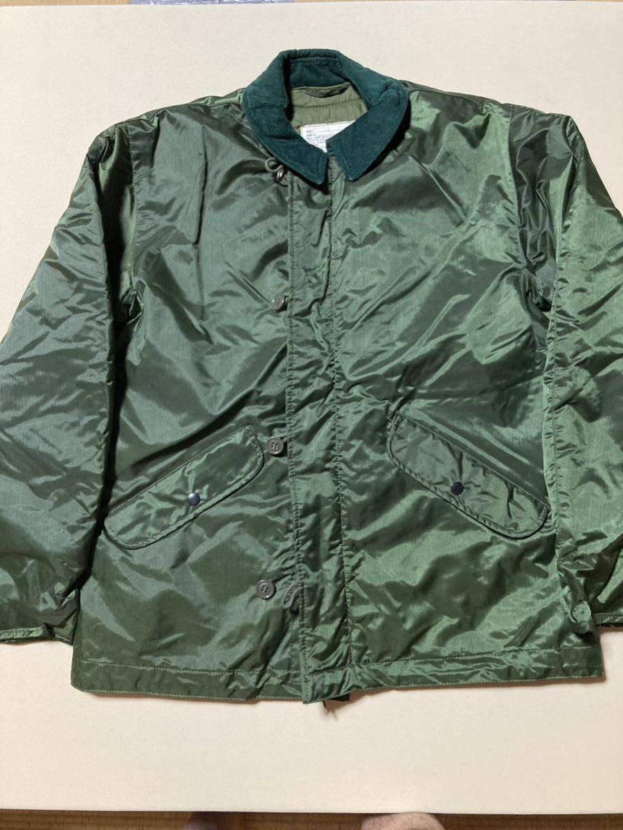 米軍 EXTREME COLD WEATHER IMPERMEABLE JACKET アルファ社製 デッキ