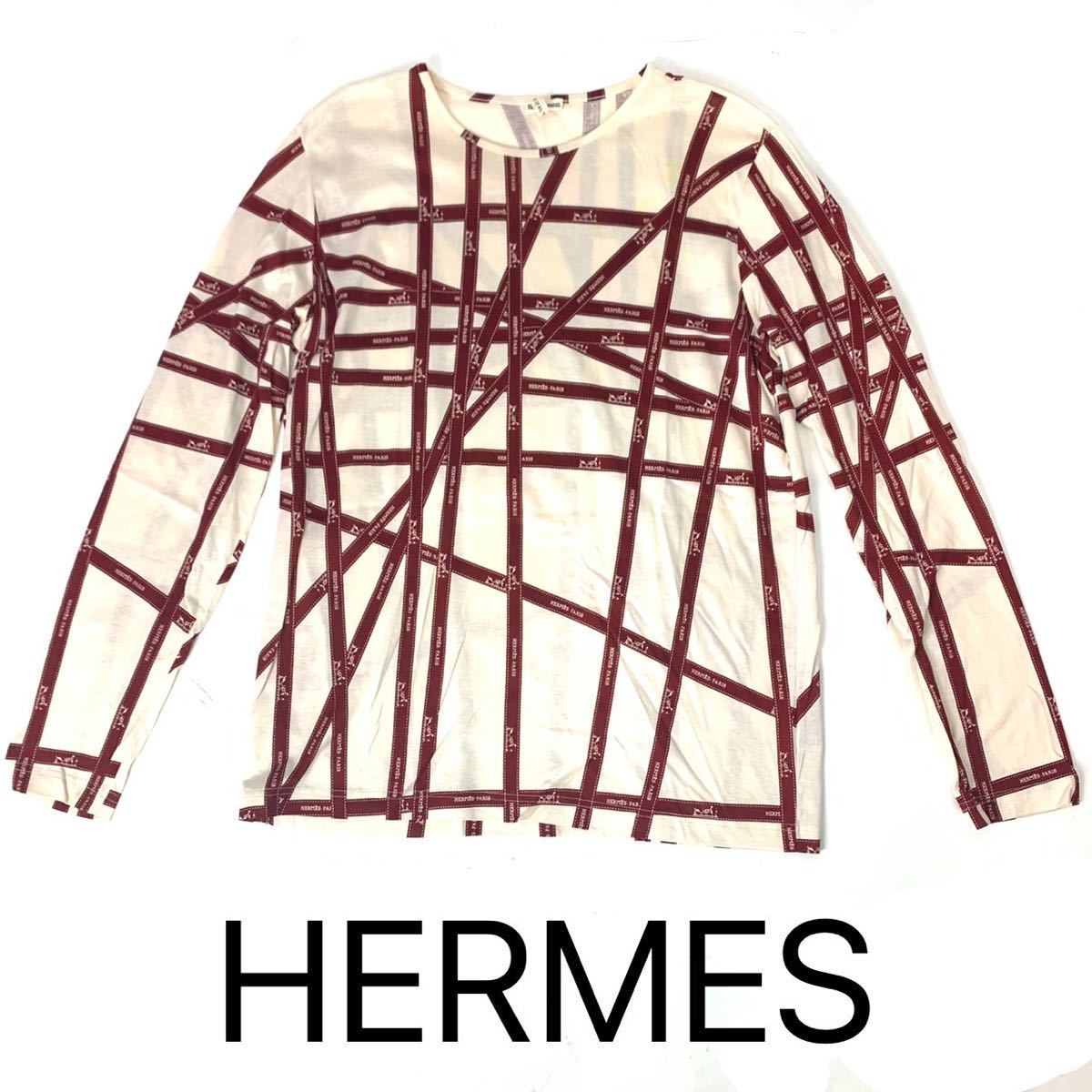 HERMES マルジェラ期 カットソー ロンT Tシャツ-