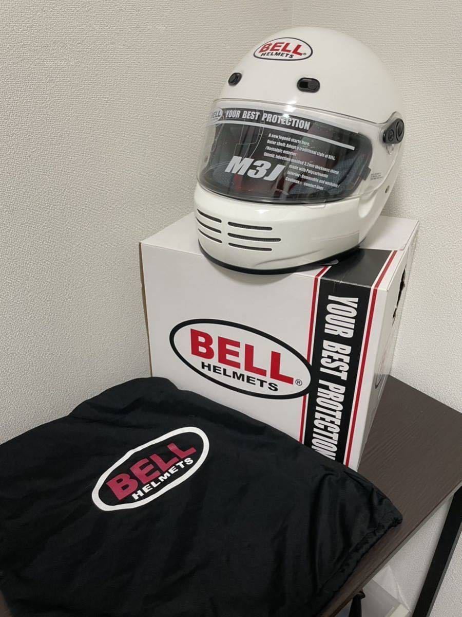 BELL ヘルメット M3J ホワイト Mサイズ ベル ヘルメット 美品 送料無料