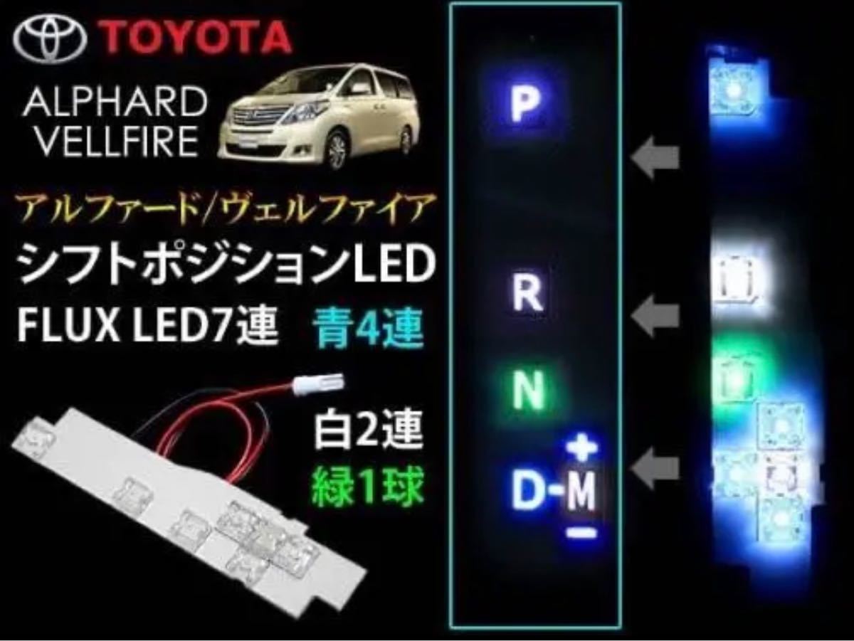 トヨタ アルファード/ヴェルファイア 20系 LED シフトポジション