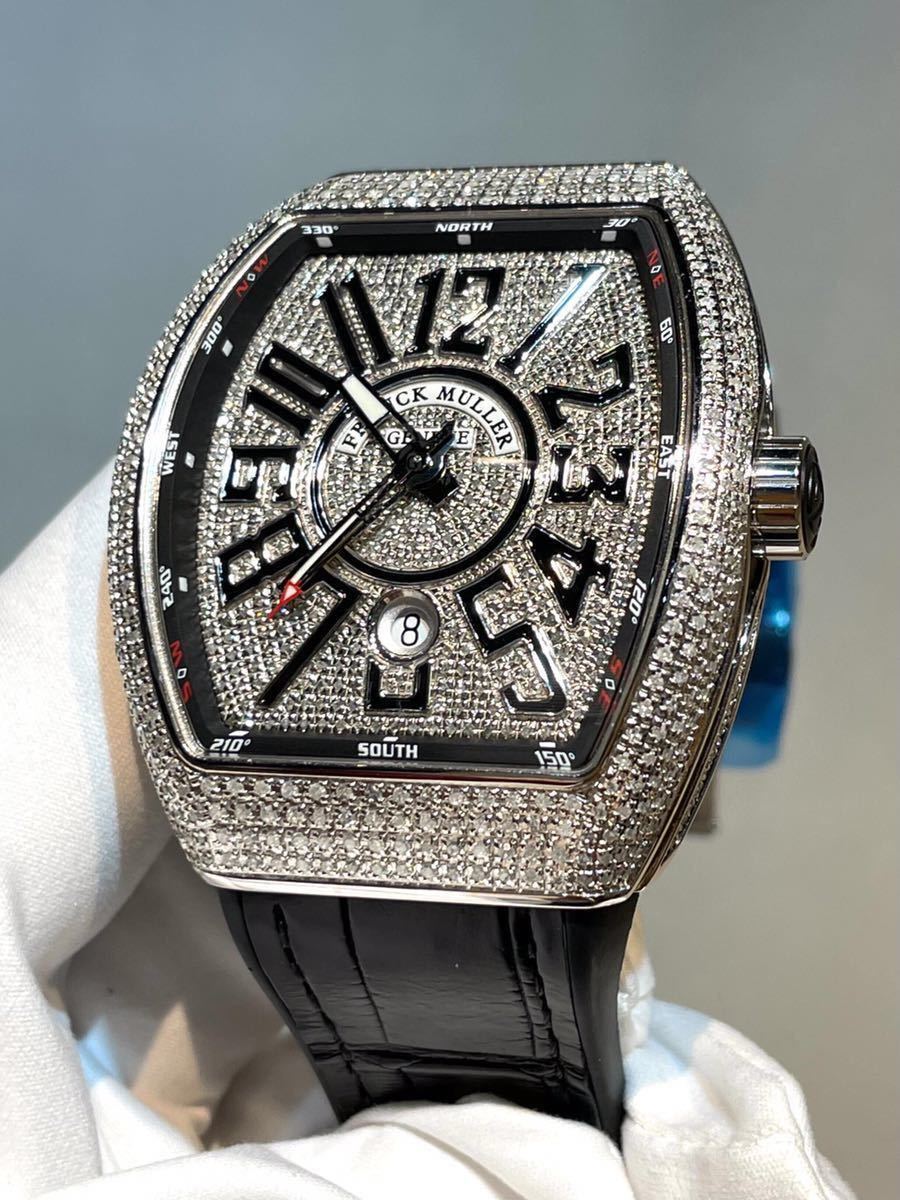 【1円スタート！】【未使用】完全売切り 付属品完備 フランクミュラー ヴァンガード V45 ダイヤFRANCK MULLER 腕時計 rolex_画像2