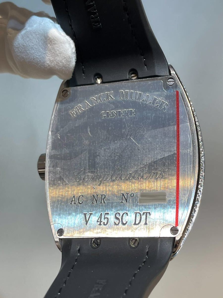 【1円スタート！】【未使用】完全売切り 付属品完備 フランクミュラー ヴァンガード V45 ダイヤFRANCK MULLER 腕時計 rolex_画像6