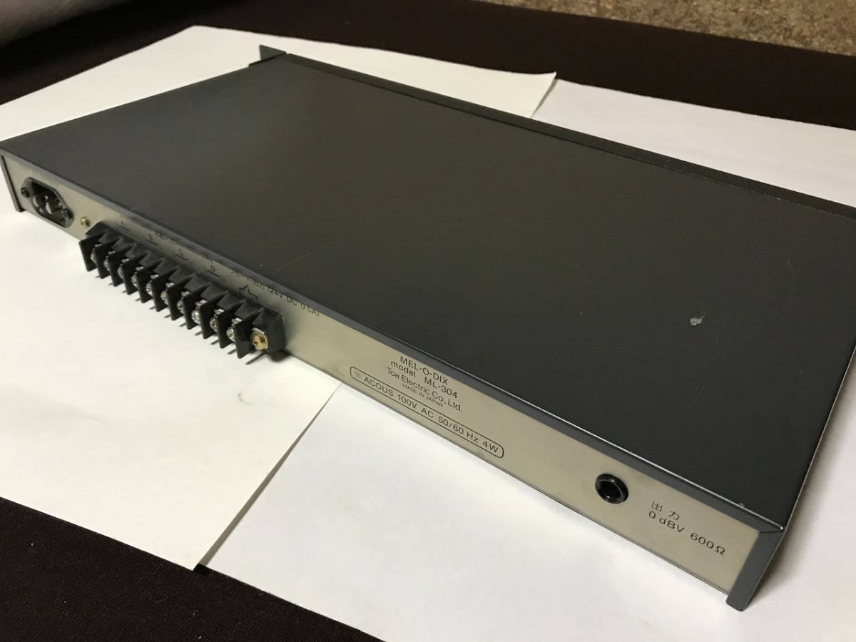 TOA メロディクス ML-304 カード(ブザー)1枚付き 楽器、器材 TOA メロディクス ML-304 カード(ブザー)1枚付き 楽器、器材