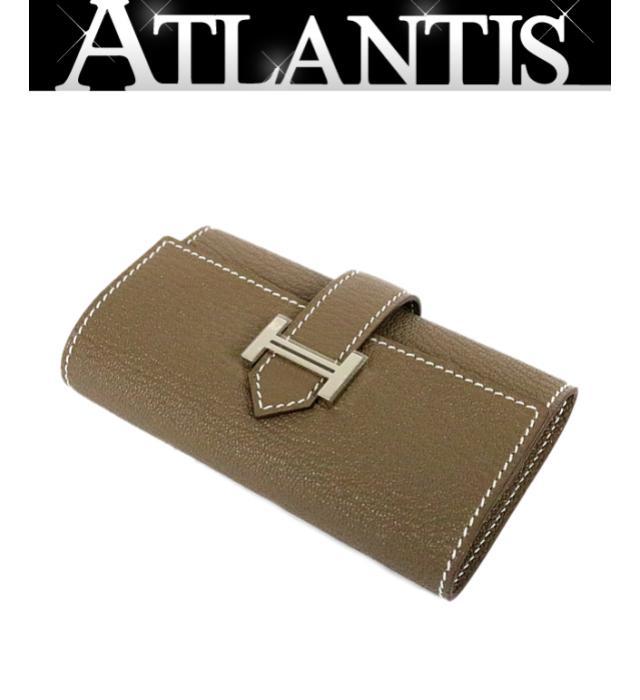 広尾店】未使用 エルメス HERMES ベアン 4連 キーケース シェーブル