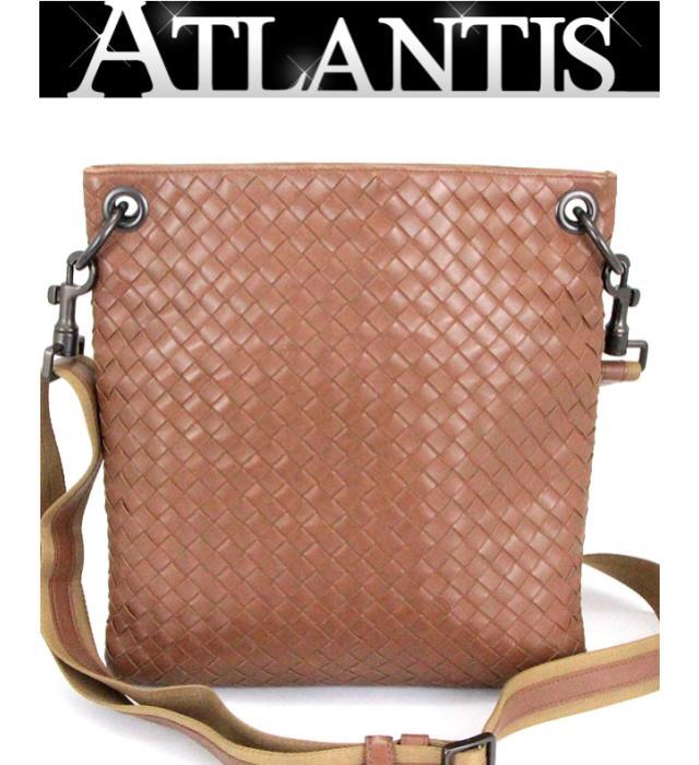 Bottega Veneta ショルダー バッグ イントレチャート ブラウン 驚きの ...