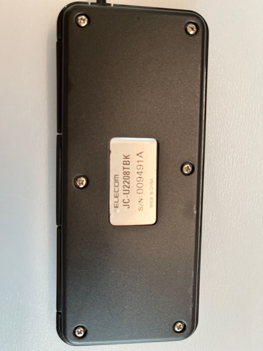 PC ELECOM i-revo推奨レトロ風USBゲームパッド ブラック JC-U2208TBK コントローラー