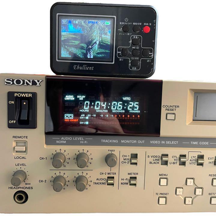 ◇◇SONY S-VHS ビデオカセットレコーダー SVO-5800 ジャンク