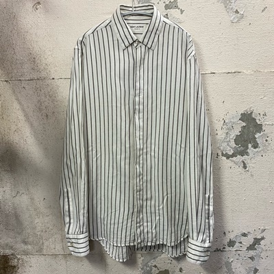 SAINT LAURENT PARIS サンローランパリ 564172 Y1B89 ストライプシャツ