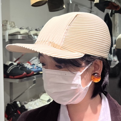 ネット直販店 イッセイミヤケ☆新品 男女兼用 帽子 プリッセのキャップ オム キャップ
