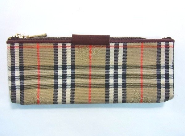 バーバリー BURBERRY バーバリーロンドン ノバチェック ブラウン ペン